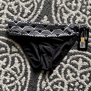 **Skye Swimwear** BLACK fold over bikini bottom